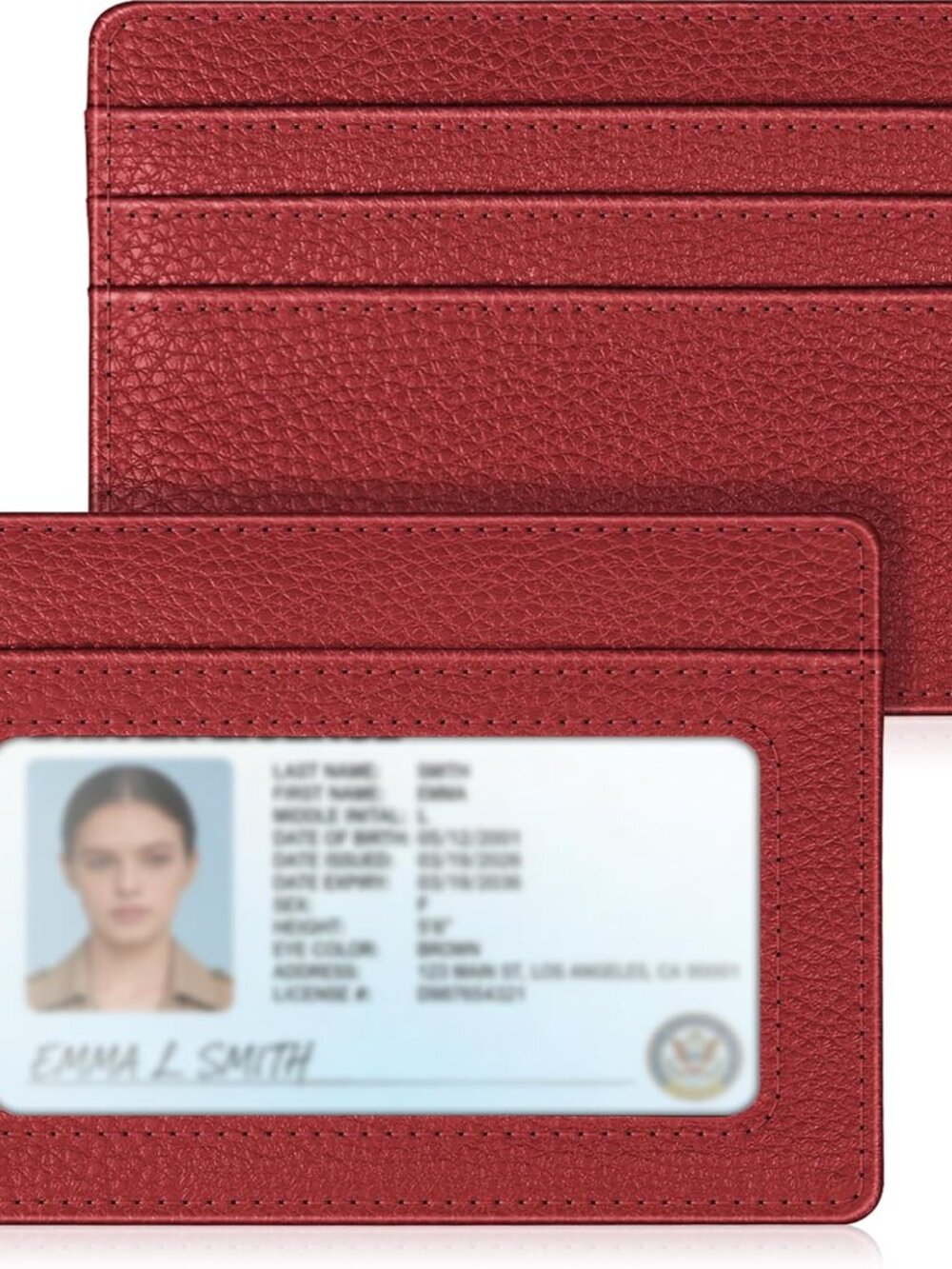 Slim Minimalist Front Pocket Wallet RFID Blocking Credit Card Holder